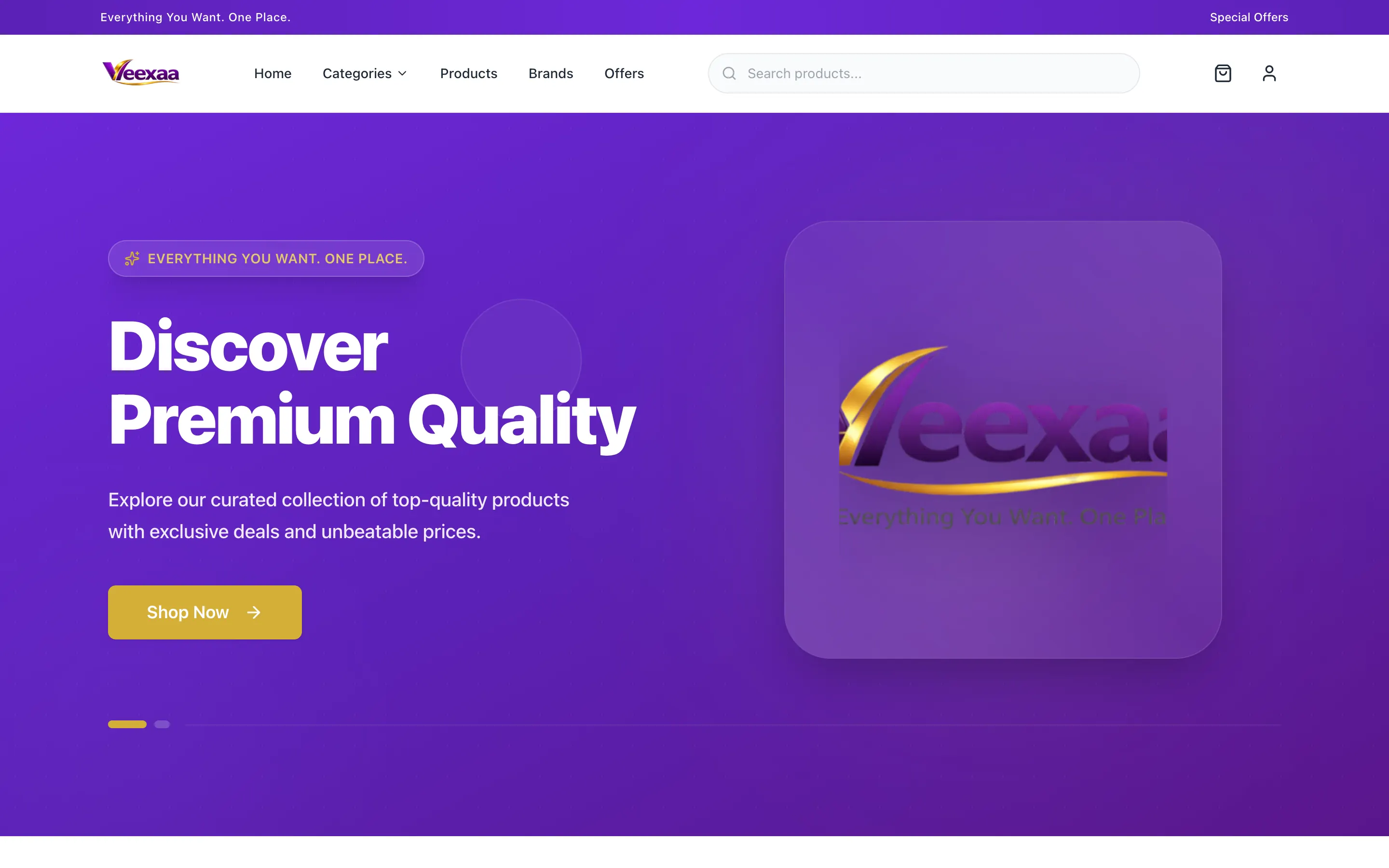 Veexaa — Multi-Brand Online Store screenshot 1